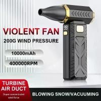 ราคา พัดลมแรงสูง มาใหม่ ความเร็วสูง TypeC ชาร์จ พัดลมมือถือ พร้อมไฟ LED พัดลม Turbo Ultra ไร้แปรงถ่าน 400000RPM (1732019197031974667)