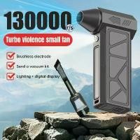 ราคา เครื่องดูดฝุ่นแบบติดรถยนต์ขนาดเล็กแบบไร้แปรงถ่าน เครื่องดูดฝุ่นความเร็วสูงขนาดเล็ก พัดลม เทอร์โบเจ็ท ของ แท้ (1731846129903502712)