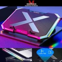 ราคา คูลเลอร์แล็ปท็อปสำหรับเล่นเกม, NUOXI Q8, พัดลม 6 ตัว, หน้าจอ LED, พอร์ต USB 2 พอร์ต, ความเร็ว 1500RPM, แผ่นระบายความร้อนแล็ปท็อป RGB, ขาตั้งโน๊ตบุ๊ค, เหมาะสำหรับแล็ปท็อปขนาด 12-17 นิ้ว (17319972187879