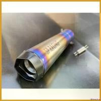 ราคา tithemshop คุณภาพรับประกันได้ ปลายท่อไทเทเนียมแท้ ทรงกรวย2.5นิ้ว ปากc มอเตอร์ไซค์ Motorcycle รถ (1730674298574244854)