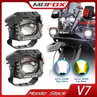 ราคา ปืนไลท์เลเซอร์ MOFOX V7 มอเตอร์ไซค์ ไฟมินิ ไฟสูง/ต่ำ ไฟสปอตไลท์มอเตอร์ไซค์สีคู่ ไฟเสริม ไฟตัดหมอกมอเตอร์ไซค์ (1731926344947369643)