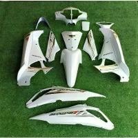 ราคา จัดส่งจากกทม ชุดสี เวฟ125i ไฟเลี้ยวบังลม สีขาวมุก ได้ทั้งหมด14ชิ้น NCAรับประกันประกอบสนิททั้งคัน มอเตอร์ไซค์ Motorcycle Sticker (1730832128271812810)