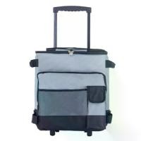 ราคา กระเป๋าใส่คอม้าแบบกลิ้งพับได้ 11 แกลลอน พร้อมล้อ กระเป๋าใส่ปิคอัพหุ้มฉนวนกันความร้อนกันรั่ว เหมาะสำหรับตั้งแคมป์ รถยนต์ และการเดินทาง ทำจากผ้า Oxford 600D มีสีดำ/น้ำเงิน/เทา มาใหม่ (173219596658937177