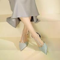 ราคา รองเท้าส้นสูง Stiletto ปลายแหลม สำหรับผู้หญิง เซ็กซี่ รองเท้าแตะปิดนิ้วเท้า เปิดส้นฤดูใบไม้ผลิ 2565 มาใหม่ 26N2035 aldo disney collection รองเท้า ผ้าใบ ของ ผู้ หญิง baoji (1732051108296230506)