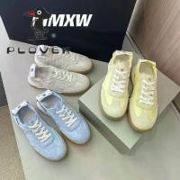 ราคา รองเท้าผ้าใบยางผู้หญิง รองเท้าผ้าใบส้นแบนใหม่ ลดราคา (1729743622396807355)