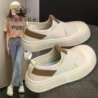 ราคา รองเท้าผ้าใบยางผู้หญิง รองเท้าผ้าใบส้นแบนใหม่ ลดราคา (1729743616228821179)