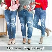 ราคา กางเกงยีนส์ทรงบอยเฟรนด์ สำหรับผู้หญิง คุมพุง ข้อมือเป็นทุกข์ ลดราคา 50% Jean เสื้อผ้า Women (1731373285506255537)