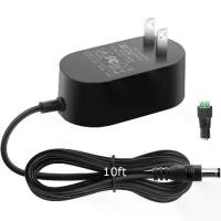 ราคา อะแดปเตอร์ไฟฟ้า 12V 3A, 36W, ที่ชาร์จ AC/DC 3M/10FT, AC 100V-240V, DC 12V 3A สายไฟ, 12V 2.5A, 2A, 1.5A, 1A, 800mA, 500mA, เหมาะสำหรับแถบไฟ LED, ลำโพง BT, GPS, เว็บแคม, เครื่องรับ (1732200505484215517)