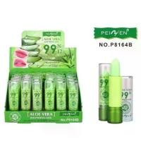 ราคา 【จัดส่งจากประเทศไทย สินค้ามีพร้อมส่ง ลิปสติก PeiYen Aloe Vera Soothing Gel 99% Lipstick P8164B (1 กล่อง 24 ชิ้น) (1732122375816381865)