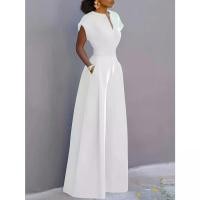 ราคา จั๊มสูทแขนกุดสีขาว สไตล์เรียบหรู คอวี Culottes เหมาะสำหรับชุดทำงานฤดูร้อน ชุดทำงาน จั๊มสูทคอวี สงกรานต์ ชุด สาว อวบอ้วน เซ็ท ขายาว สวยๆ สร้อย สมายด์ สไตล์ สาวอวบ (1731929088654738891)