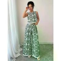 ราคา ชุดเสื้อและกางเกงสตรี ลายพืช คอกลม แขนกุด 2 ชิ้น [COD] เซ็ท ขายาว สวยๆ สงกรานต์ ชุด กระโปรง คาร์โก้ เซต 3 ชิ้น เอี๊ยม ยีนส์ ขา สั้น (1731923081877882428)