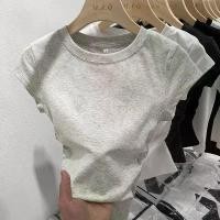 ราคา เสื้อยืดสีทึบ สไตล์ยุโรป แขนสั้น แฟชั่นผู้หญิงฤดูร้อน สลิมมิ่ง ดีไซน์สวย ซอก เอวสั้น อเนกประสงค์ เสื้อไหล่ปกติ อินเทรนด์ เสื้อ ผงชูรส เสื้อ ฮาวาย ลายปลาคราฟ เสื้อ ลาย มารีเม (1732269350292917221)