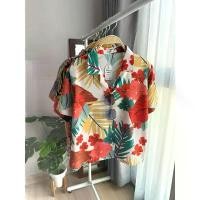 ราคา เสื้อคอปกลายดอกไม้ฮาวาย ยาว 23 นิ้ว อก 44 นิ้ว ไหม อิตาลี่ เชิ๊ด สาวอวบ เสื้อ ใส่ สงกรานต์ ตาข่าย ซีทรู สงกรานต์ เสื้อ ลาย ลูก ไม้ เสื้อ ปาด ไหล่ promthong เสื้อ ใส่ (1732303526778669787)