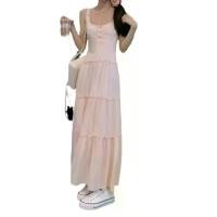 ราคา เดรสสายเดี่ยวสีชมพู สำหรับผู้หญิง คอลเลคชั่นฤดูใบไม้ผลิ/ฤดูร้อน เดรสสีขาวชายหาด เดรสยาวหวาน เดรสรัดเอว ชุด โปโล ผู้ หญิง ชุด ลายเสือ สาวอวบ เสื้อ ลูก ไท้ คอกระเช้า ไซส์ (1732323639960242757)