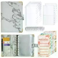 ราคา สมุด planner 2025 สมุดออมแบงค์ ที่ใส่บัตร แฟ้มประหยัดเงิน ดีไซน์ลายหินอ่อน ทนทาน วัสดุ PU กันน้ำ เหมาะสำหรับนักเรียน สร้างงบประมาณเงินสด สมุดบันทึก ที่ใส่เงิน (1731590661283875750)