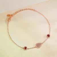 ราคา สร้อยข้อมือชุบเงิน S925 สีโรสโกลด์ สไตล์ยุโรปและอเมริกา หรูหราราคาไม่แพง เครื่องประดับเงินสเตอร์ลิงวงรีน้ำ ดีไซน์หยดน้ำตา สดและหวาน มาใหม่ สร้อย เงิน อิตาลี แท้ 925 (1732082215077971396)