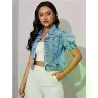 ราคา เสื้อแจ็คเก็ตยีนส์ผู้หญิง เรียบหรู สีพื้น แขนสั้น ดีไซน์กระดุม ซักเครื่องได้ เหมาะสำหรับฤดูใบไม้ผลิและฤดูร้อน [COD] เซต 3 ชิ้น สร้อย สมายด์ สไตล์ สาวอวบ (1732068972036786060)