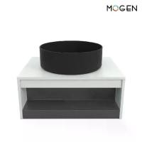 ราคา MOGEN เฟอร์นิเจอร์กันน้ำ 100 % +อ่างล้างหน้า ขนาด 60 ซม.สีขาว+อลูสีเทาเข้ม รุ่น LMU1060/8K(AG1) (1730891058282072666)