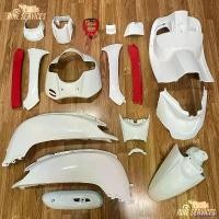 ราคา thioketshop ความคงทน ชุดสี Scoopy i (ปี2017-2019) 18 ชิ้น สีขาว-แดง ไม่ติดลาย (1731298676113967060)