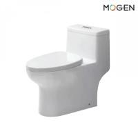 ราคา GhouseOnline MOGEN โถสุขภัณฑ์ชิ้นเดียวแบบกดบน (ฝา Slow Close) สีขาว รุ่น MO52 (1730089309139536754)