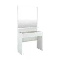 ราคา INDEX LIVING MALL โต๊ะเครื่องแป้งท็อปกระจก รุ่นบลัง - สีขาว (1729583560333428792)