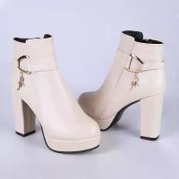 ราคา รองเท้าส้นสูงสตรี, รองเท้าแพลตฟอร์ม, รองเท้าบูทหุ้มข้อ, กันน้ำ, ฤดูใบไม้ร่วงฤดูหนาว, รองเท้าส้นสูง, รองเท้าบูทหุ้มข้อสำหรับผู้หญิง, มีสีดำ, สีขาว, สีชมพู, รุ่นร้อนปี 2025 (1732126312918648556)