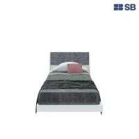 ราคา SB Design Square เตียงขนาด 3.5 ฟุต(เบาะหัวเตียงสีเทา) รุ่น Keith สีขาว (116x210x93 ซม.) (1729874625568934138)
