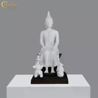 ราคา พระประจำวันพุธ (กลางคืน) พระพุทธรุปปางป่าเลไลยก์ พระประจำวันเกิด (สีขาว) (1732050910476864184)