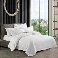 ราคา COD RAVITA-ชุดเครื่องนอน-60ชุดผ้าปูที่นอน 6 ฟุต 5 ชิ้น พร้อมผ้านวมหนา 6 ฟุต สีขาว ลายริ้ว (เกรด Premiumโรงแรม)TikTok (1731999679885903106)