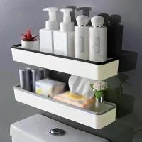 ราคา ชั้นวางของในห้องน้ำ, ชั้นวางตู้ห้องน้ำ, แขวนผนัง, ชั้นวางไม่แตก, ออแกไนเซอร์อเนกประสงค์, สำหรับห้องน้ำ, สีขาว, 1 ชิ้น (1732142244362356717)