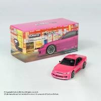 ราคา VERTEX รุ่นรถอัลลอย, สเกล 1:64, สีชมพู, สำหรับ Nissan Silvia S15 (1731630360761894755)