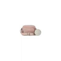 ราคา GUESS กระเป๋า LYA MINI DOUBLE ZIP CROSSBODY รุ่น SF948971 สีชมพู (1731322926781729542)