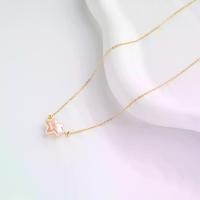 ราคา สร้อยคอจี้มุกน้ำจืด รูปดาว สีชมพู ชุบทองเงิน 925 เครื่องประดับละเอียดอ่อน (1732189875091834108)
