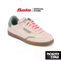 ราคา จัดส่งที่รวดเร็ว Bata บาจา North Star รองเท้าผ้าใบสนีคเกอร์แบบผูกเชือก สำหรับผู้หญิง รุ่น NEW STRIKER สีชมพู 5205144 สีเบจ 5208144 (1731580720726049856)