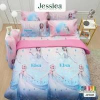 ราคา JESSICA Digital Print ชุดผ้าปูที่นอน โฟรเซ่น Frozen JP001 สีชมพู #เจ้าหญิง เอลซ่า อันนา Elza Anna (1732064528483256299)