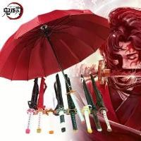 ราคา ร่ม Demon Slayer Katana, ร่มยาว, ร่มกันแดด UV สีดำ, Kimetsu No Yaiba Tanjirou ดาบซามูไรดาบ, ร่มกันแดดอะนิเมะขนาดใหญ่, [COD] Umbrella (1731142922925870059)