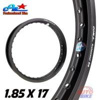 ราคา ❊ล้อ COM 1.85 X 17 สีดำ ขอบเรียบ วงล้อคอม ขนาด 1.85 ขอบ 17 ของแท้ 1 วง วงล้ออลูมิเนียม จักรยานยนต์ ล้อคอมดาว ของแท้100%✡ (1731907666464376437)