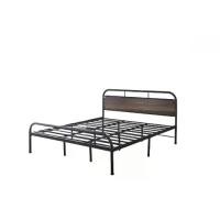 ราคา TRUFFLE เตียงนอนเหล็ก รุ่น HILTON-03 ขนาด 6 ฟุต สีดำ (1729736959822564210)