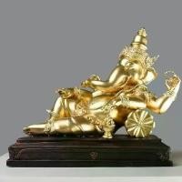 ราคา พระพิฆเนศปางเสวยสุข (สีทอง) ผลงานประติมากรรมขนาดสำหรับตั้งบูชา (1730762143988157112)