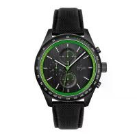 ราคา LACOSTE APEXT Chronograph รุ่น LC2011296 นาฬิกาข้อมือผู้ชาย สายหนัง สีทอง/ดำ/เขียว หน้าปัด 44 มม. (1731000875126786835)