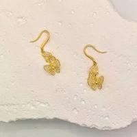 ราคา ต่างหูผีเสื้อ, เงินบริสุทธิ์, กลวงออก, ชุบทอง 999, ชุดเงินแท้, สีทอง (1731645165468354022)