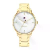 ราคา Tommy Hilfiger นาฬิกาข้อมือผู้หญิง PAIGE รุ่น TH1782546 สายสแตนเลส สีทอง 36mm. (1731000633410685715)