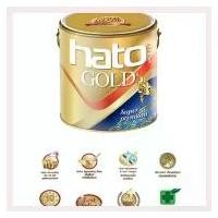 ราคา ChantharaStore คุณภาพรับประกันได้ 1GL สีทอง ฮาโต้ สีทองอะครีลิค สูตรน้ำมัน ทองอร่าม AG-123 Hato เฉดยุโรป สีน้ำมัน ทาไม้ ทาเหล็ก ทาปูน ทาพระ ทากรอบรูป (1730432847869020248)