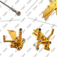 ราคา ที่พักเท้ามอไซค์, YZF-R6, ที่วางเท้าแบบปรับได้, ที่วางเท้า, ด้านหลัง, สำหรับ Yamaha YZF R6, ปี 2006 2007 2008 2009 2010, สีทอง (1731263675070777345)