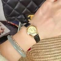 ราคา นาฬิกาผู้หญิง กลาง-โบราณ สีทอง สไตล์ดาราอินเทอร์เน็ต สเกลโรมันฝรั่งเศส สำหรับผู้หญิง (1730078903961356351)