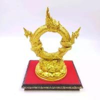 ราคา บ่วงนาคบาศแร่เหล็กน้ำพี้ สีทอง (1731773408730973811)