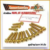 ราคา GlobalPantry ปัจจุบัน น็อตแคร้งเครื่อง นินจา650 หัวเฟือง kawasaki(สีทอง) ซ้าย-ขวา //อะไหล่แต่งรถ นินจา 650, อุปกรณ์แต่งรถ น็อตชุด สปริง ทอร์ค (1730765174265579991)