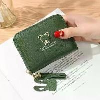 ราคา กระเป๋าสตางค์ใบสั้นผู้หญิง ลายหมีน้อย สีทอง 2022 เทรนด์แฟชั่นใหม่ สินค้าขายดี (E-094) กระเป๋าสตางค์ผู้หญิง (1731046142978394377)