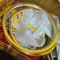 ราคา ล้อขอบจิก COM แท้ 1.40x17 สีทอง-เงิน กล่องส้ม [ราคา 1คู่] - มอเตอร์ไซค์ Motorcycle รถ ม่วง ทอง คอม ดาว ขอบ 17 ล้อ pcx 160 abs (1732131930061112656)