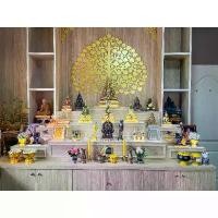 ราคา COD ต้นโพธิ์ทองเสริมมงคล ต้นโพธิ์เรียกทรัพย์ หิ้งพระมหาเฮง.. สีทอง สีเงิน P15 (1731641860267280272)